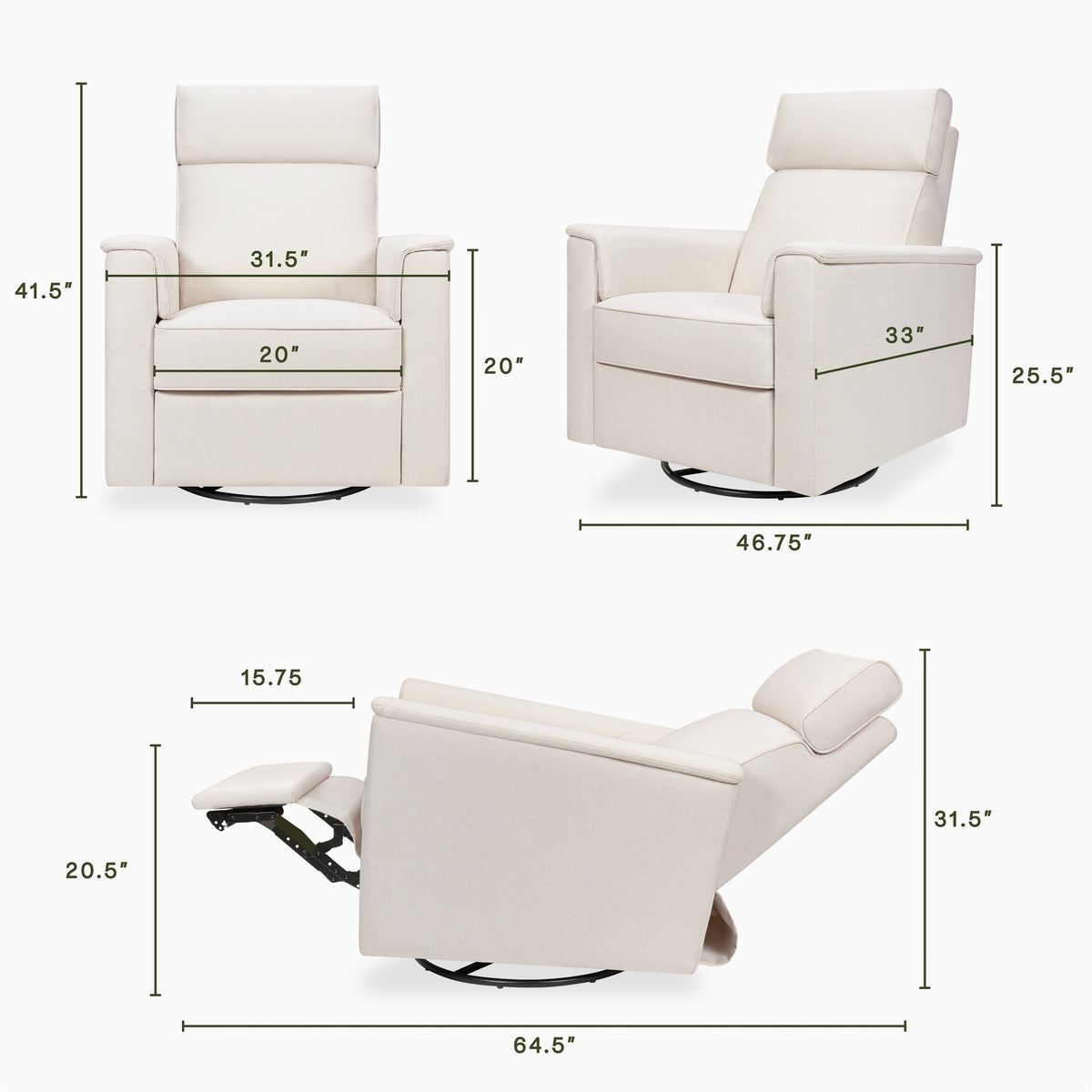 Namesake Willa Pro Power Recliner & Swivel Glider