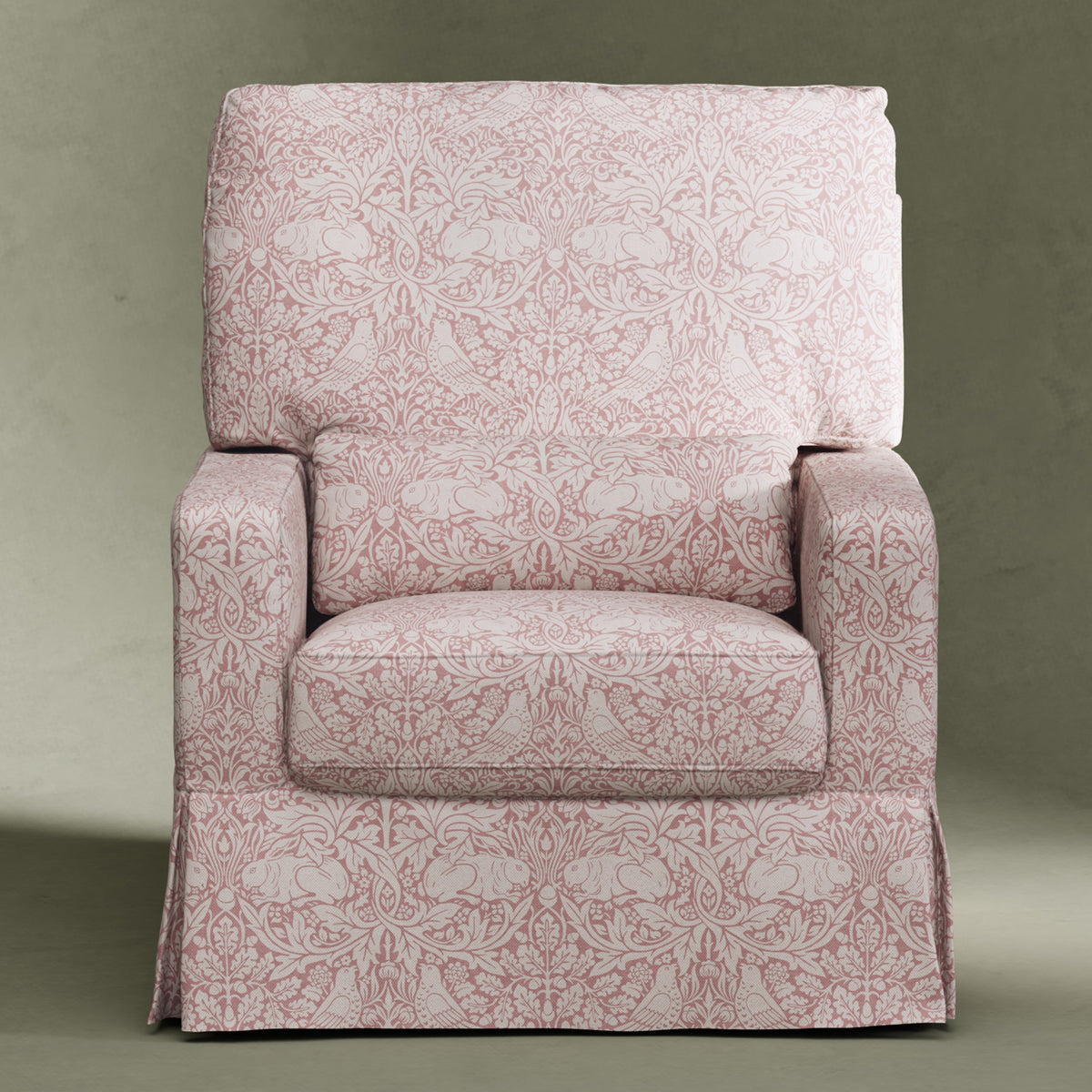 Morris & Co. x Namesake Crawford Pillowback Comfort Swivel Glider