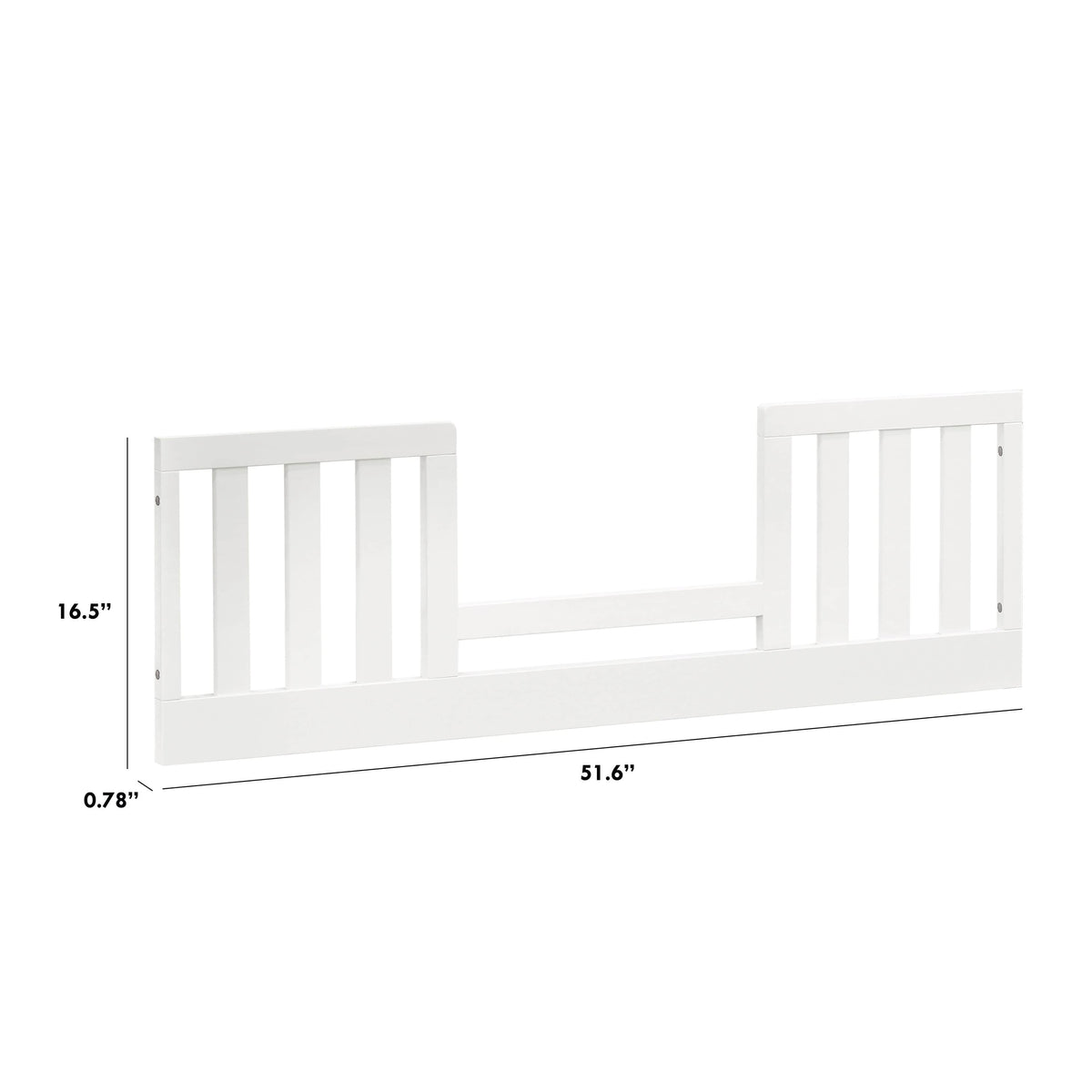 M9299RW,The MDB Family,Toddler Bed Conversion Kit In Warm White
