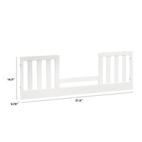 M9299RW,The MDB Family,Toddler Bed Conversion Kit In Warm White