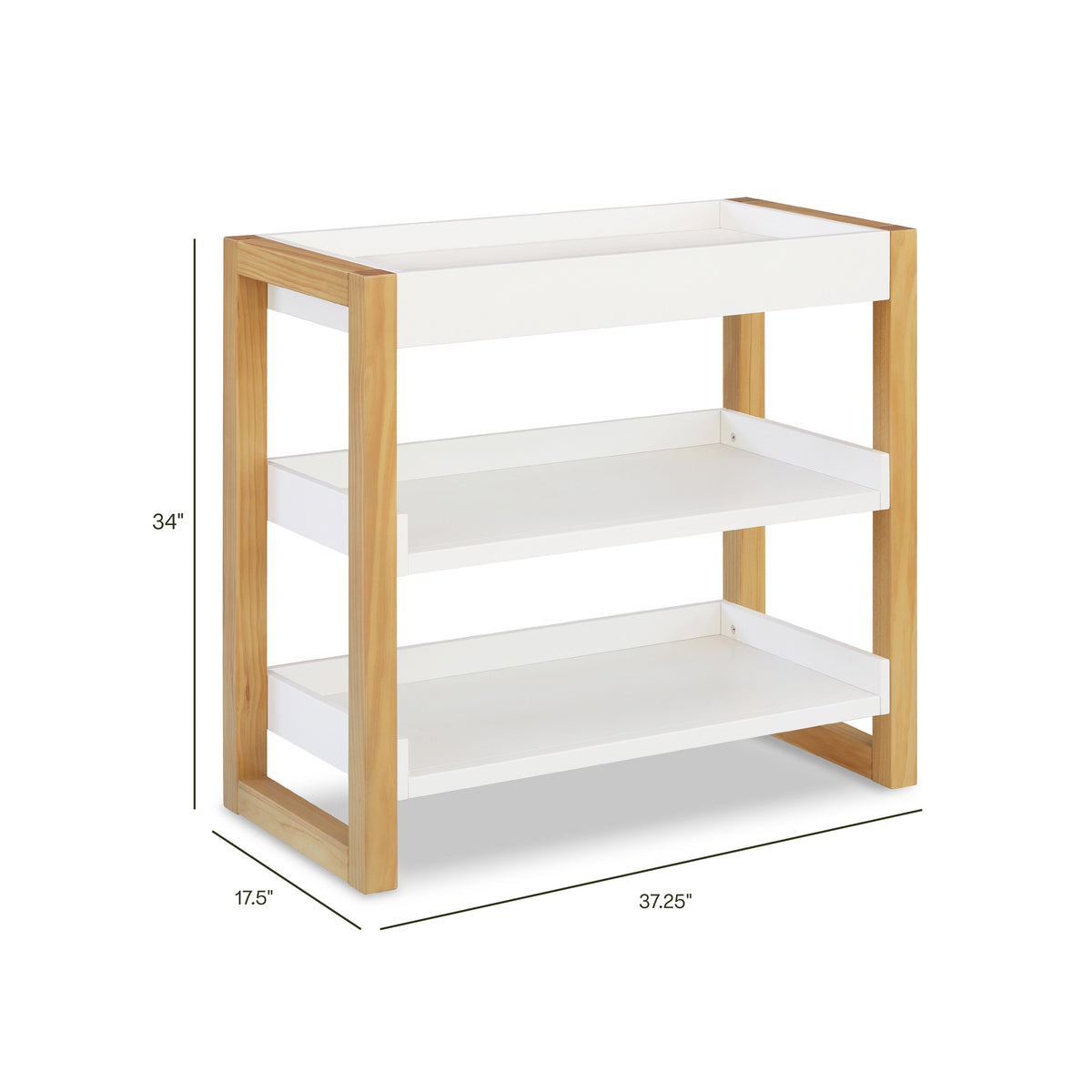 M23302RWHY,Namesake,Nantucket Changing Table in Warm White/Honey