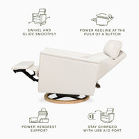 Namesake Willa Plus Power Glider Recliner w/ Power Headrest