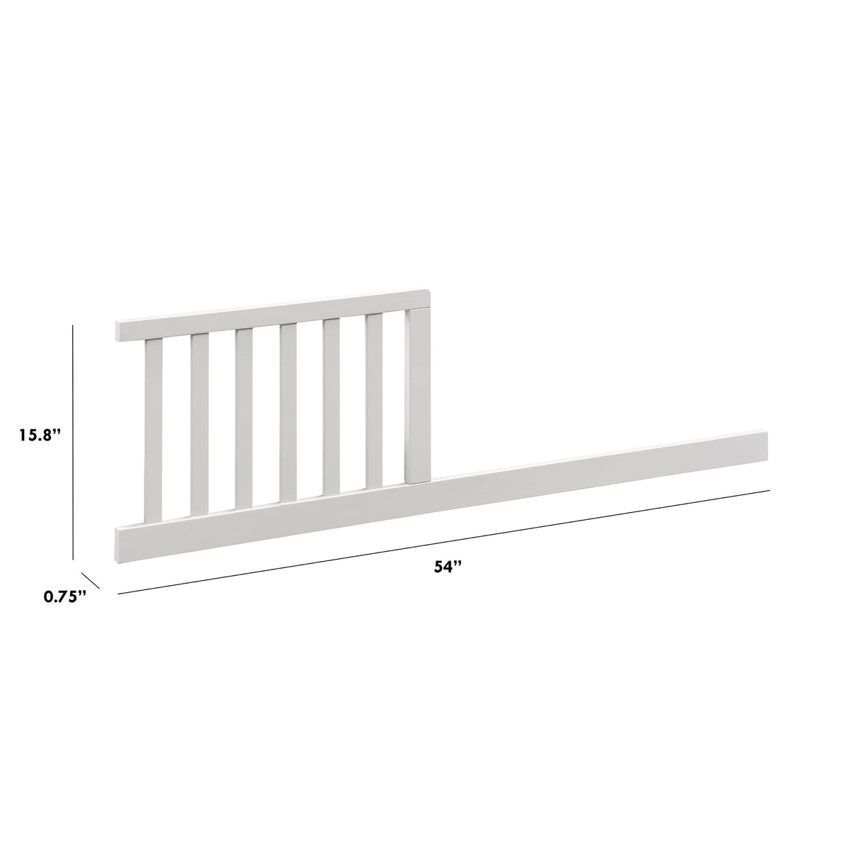 M3499DG,The MDB Family,Toddler Bed Conversion Kit for Louis in Cloud Grey