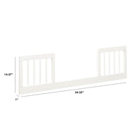 M18399RW,The MDB Family,Toddler Bed Conversion Kit in Warm White