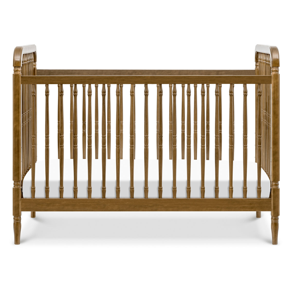M7101NL,Namesake,Liberty 3-in-1 Convertible Spindle Crib w/Toddler Bed Conversion Kit in Natural Walnut