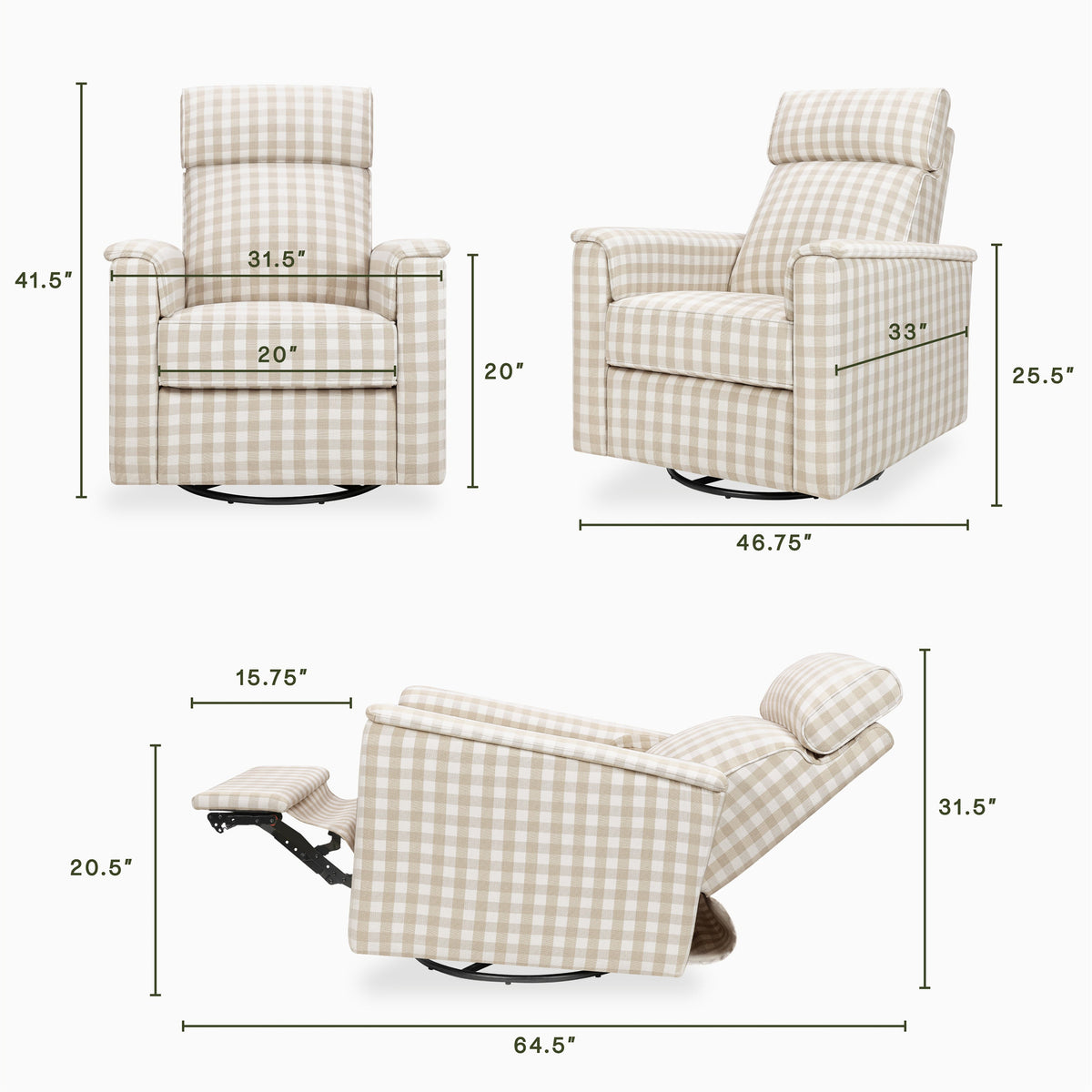 Namesake Willa Pro Power Recliner & Swivel Glider