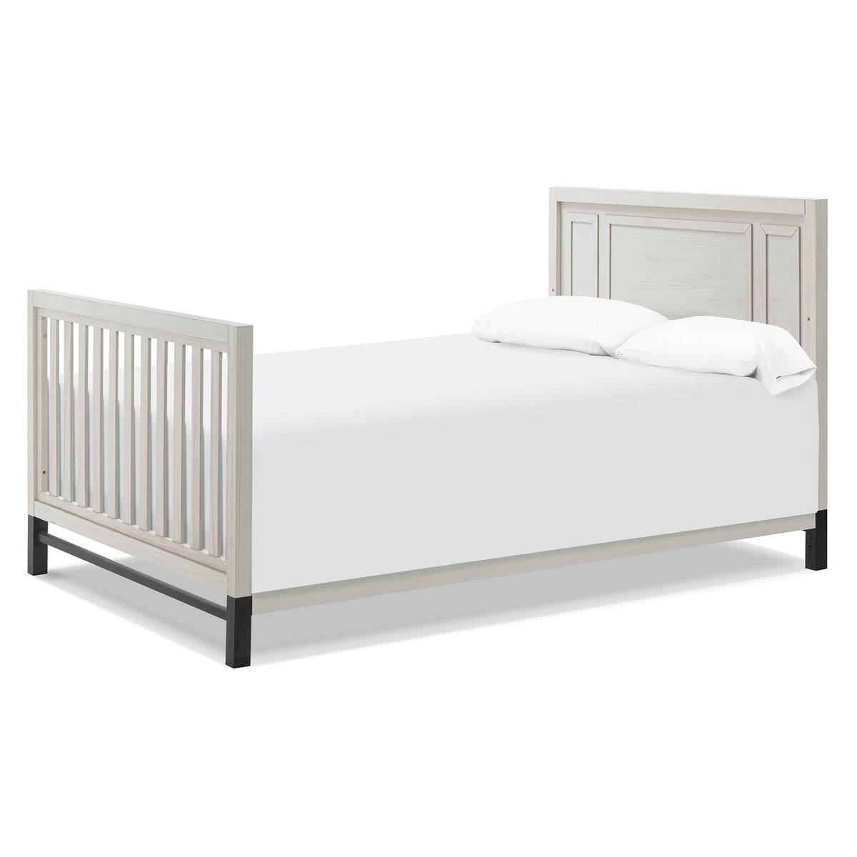 M7689WDF,The MDB Family,Full Size Bed Conversion Kit in White Driftwood