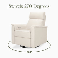 Namesake Willa Plus Power Glider Recliner w/ Power Headrest