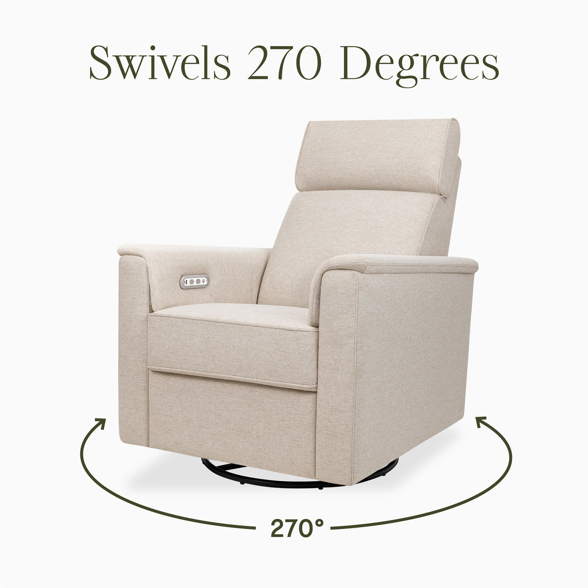 Namesake Willa Plus Power Glider Recliner w/ Power Headrest