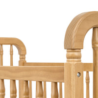 M7101HY,Namesake,Liberty 3-in-1 Convertible Spindle Crib w/Toddler Bed Conversion Kit in Honey