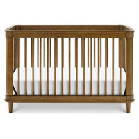 M23701NLBC,Namesake,Marin with Cane 3-in-1 Convertible Crib in Natural Walnut and Blonde Cane