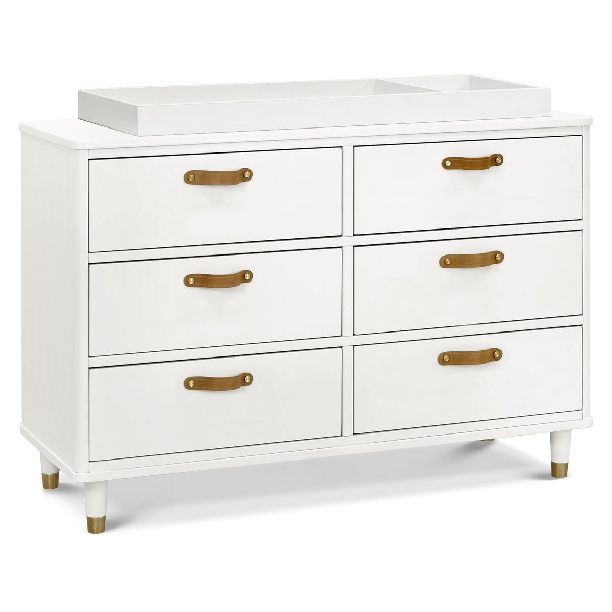B14316RW,Namesake,Tanner 6-Drawer Dresser in Warm White