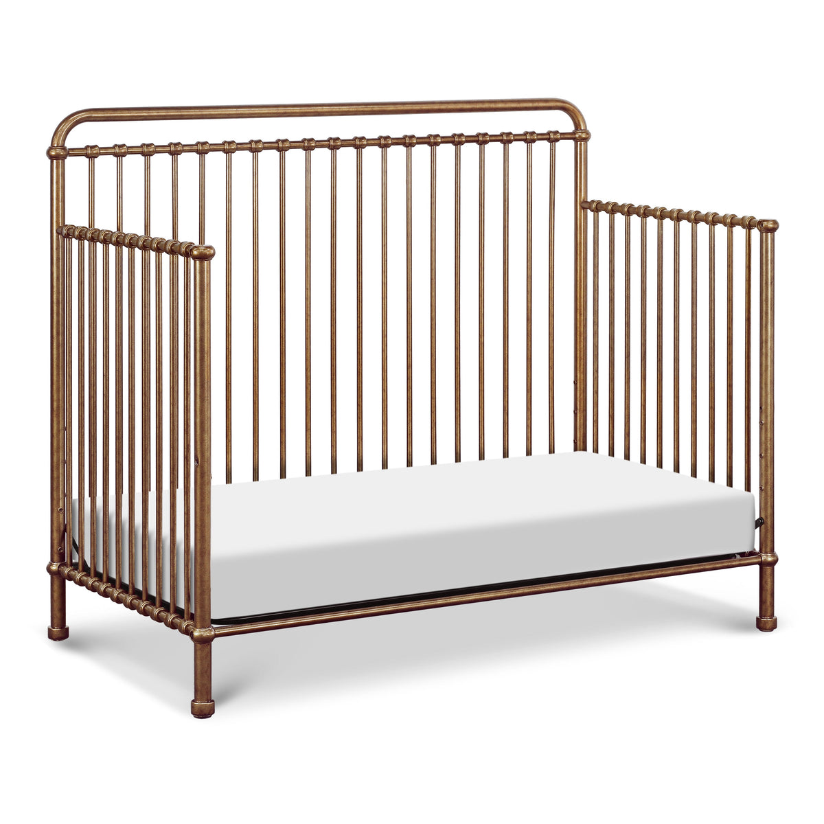 M15301VG,Namesake,Winston 4-in-1 Convertible Crib in Vintage Gold