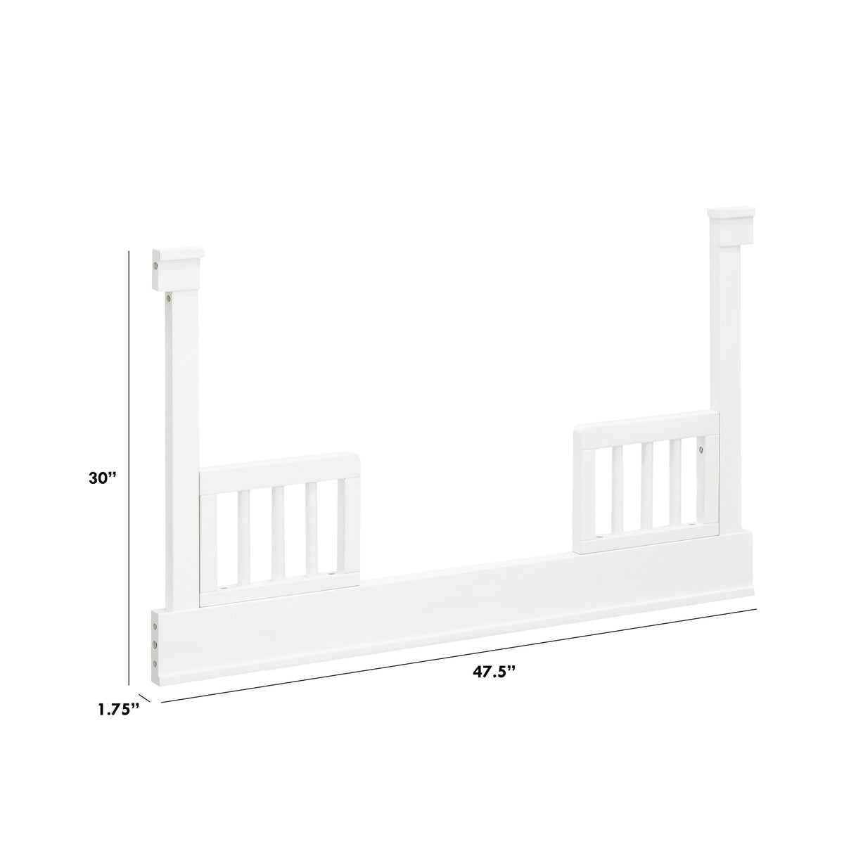 M14399RW,The MDB Family,Toddler Bed Conversion Kit in Warm White